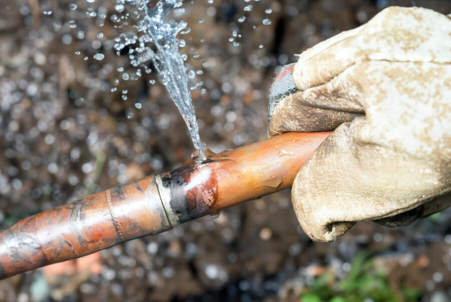 burst pipe repairs in Orange