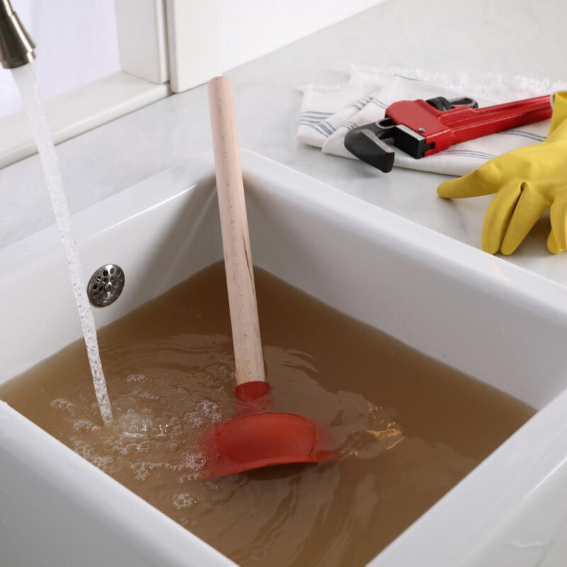 clogged drains