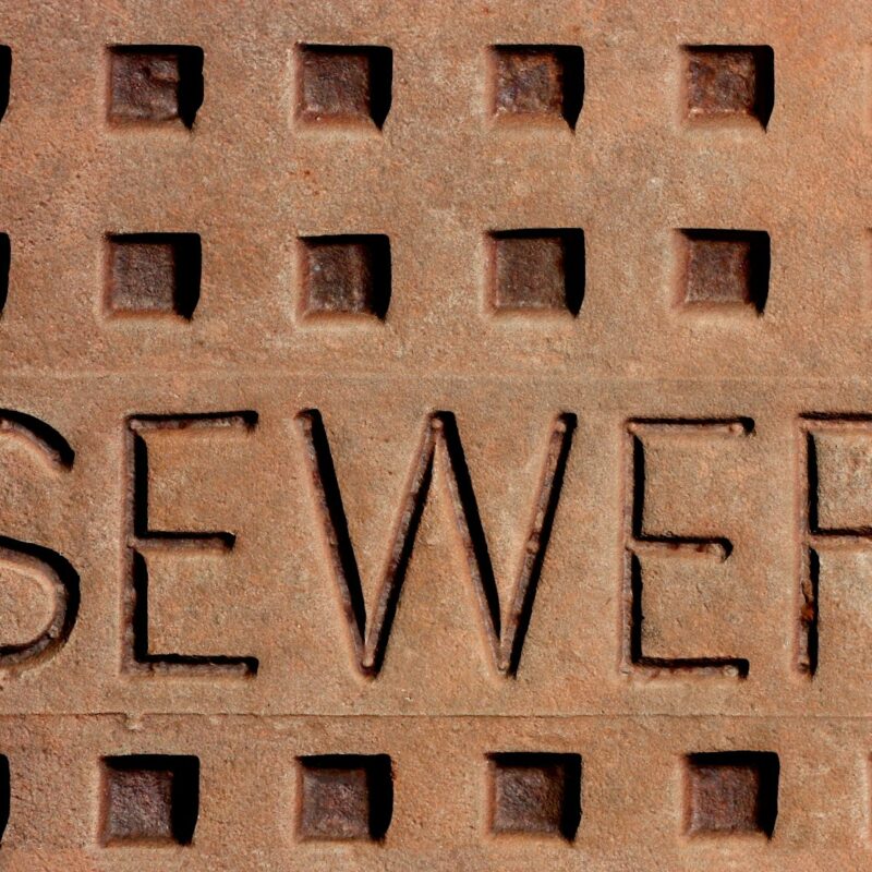 sewer line