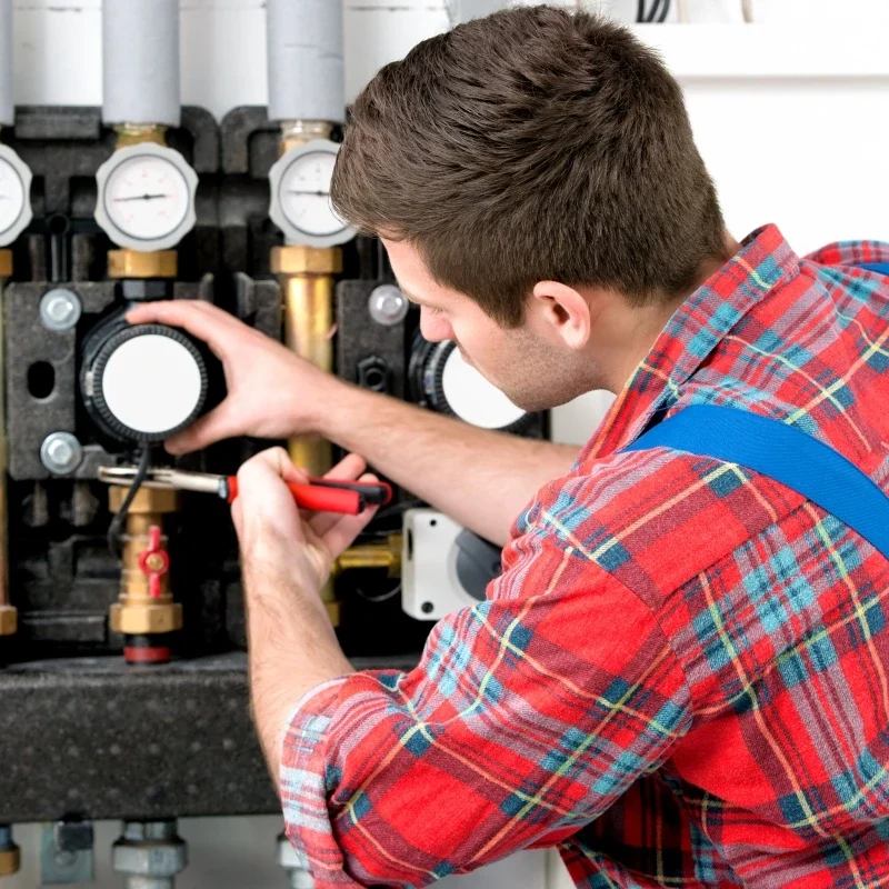 Gas Fittings in Orange