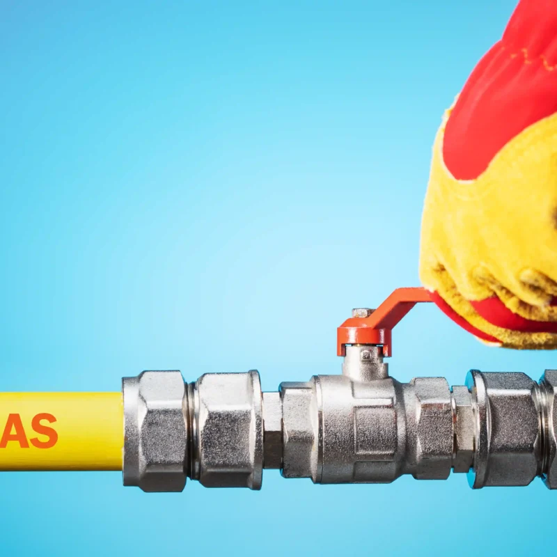 Gas Fittings in Orange