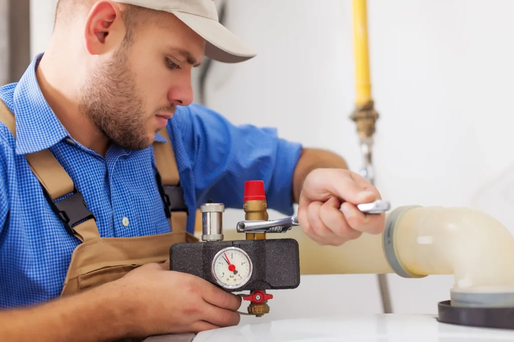 Gas Fittings in Orange
