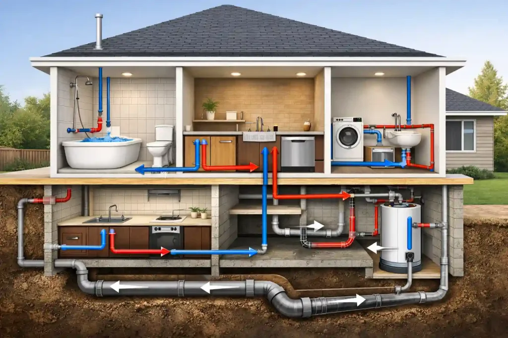 New Plumbing Installation in Orange